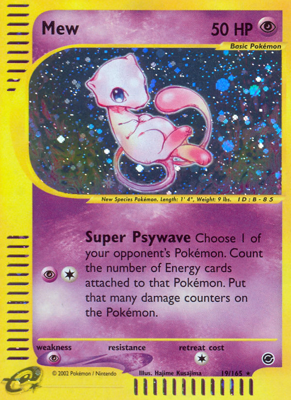 Mew (19/165) [Expedition: Base Set] | The Time Vault CA