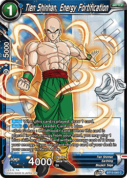 Tien Shinhan, Energy Fortification (Common) [BT13-045] | The Time Vault CA