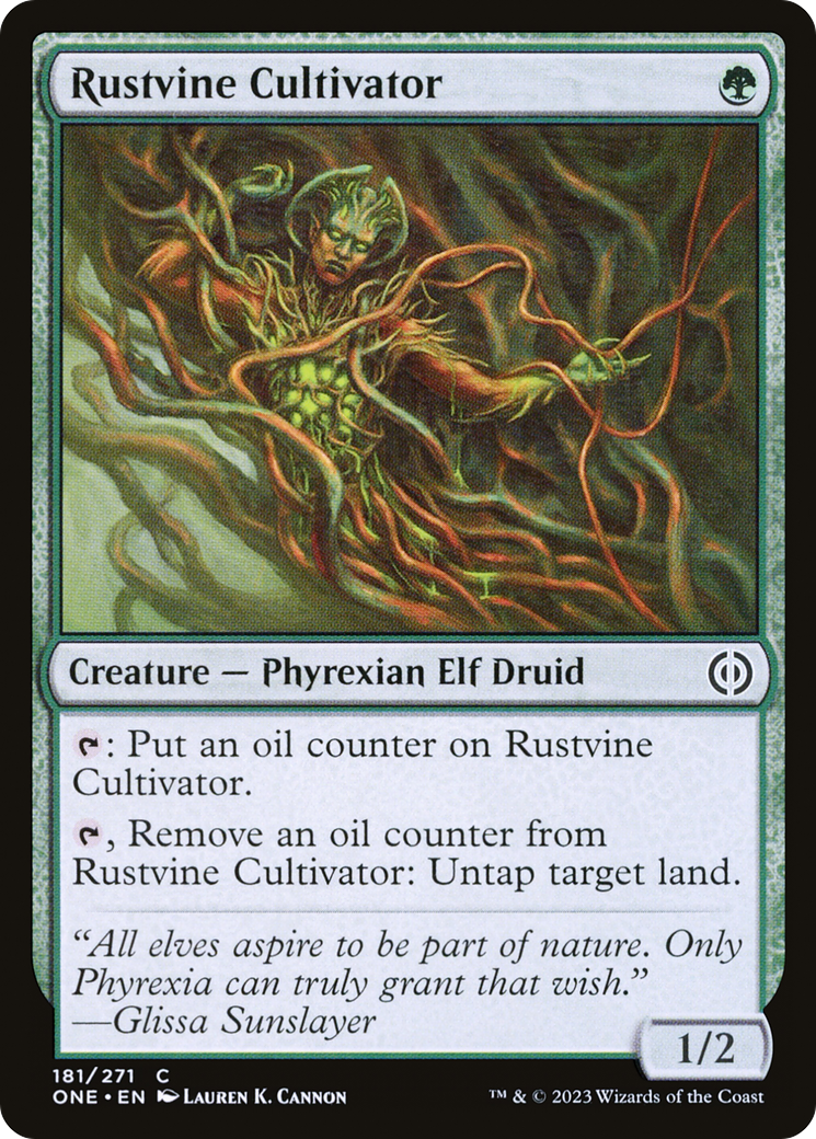 Rustvine Cultivator [Phyrexia: All Will Be One] | The Time Vault CA