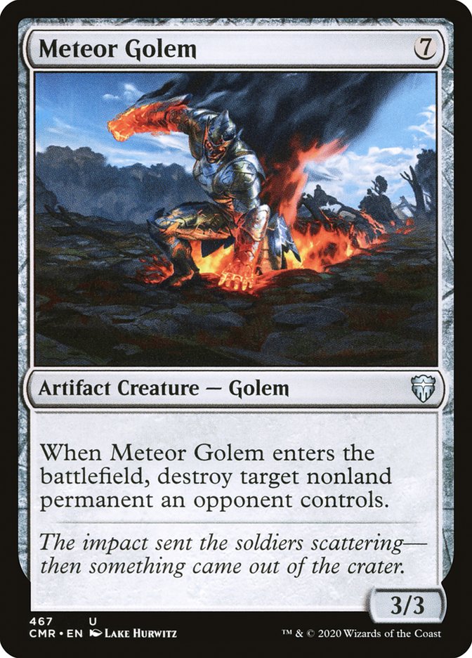 Meteor Golem (467) [Commander Legends] | The Time Vault CA