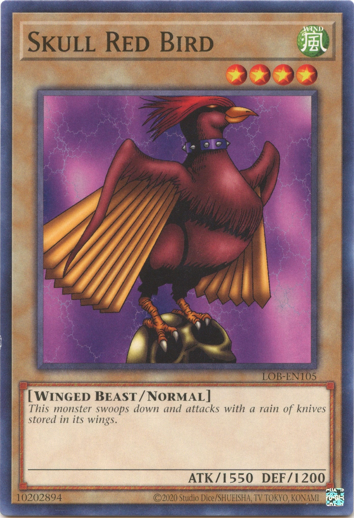Skull Red Bird (25th Anniversary) [LOB-EN105] Common | The Time Vault CA