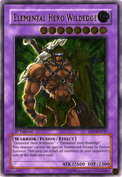 Elemental Hero Wildedge [EEN-EN035] Ultimate Rare | The Time Vault CA