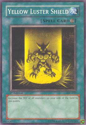 Yellow Luster Shield [IOC-037] Common | The Time Vault CA