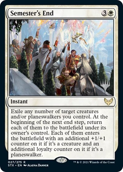 Semester's End (Promo Pack) [Strixhaven: School of Mages Promos] | The Time Vault CA