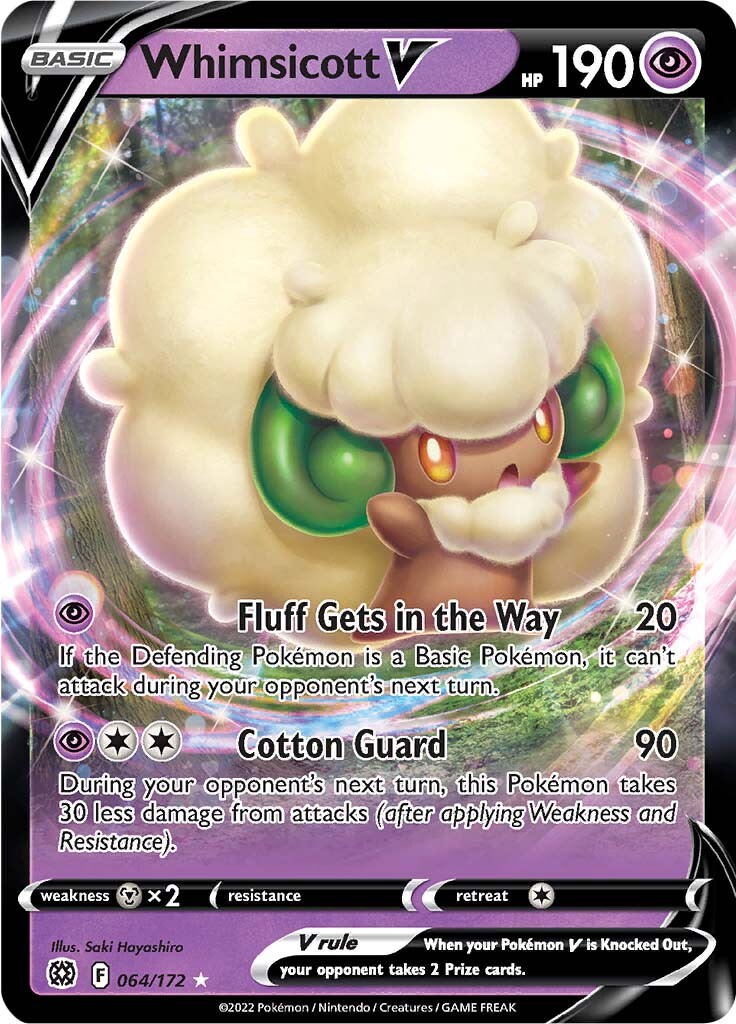 Whimsicott V (064/172) [Sword & Shield: Brilliant Stars] | The Time Vault CA