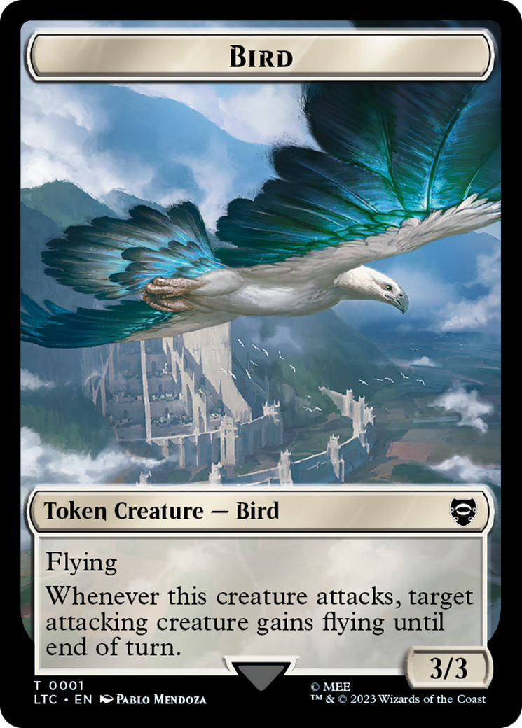 Bird // Goat Token [The Lord of the Rings: Tales of Middle-Earth Commander Tokens] | The Time Vault CA