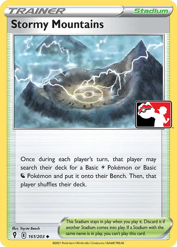 Stormy Mountains (161/203) [Prize Pack Series One] | The Time Vault CA