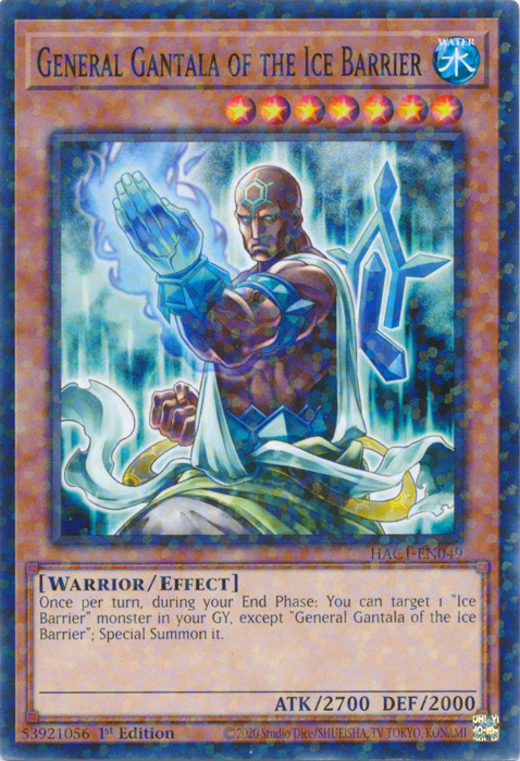 General Gantala of the Ice Barrier (Duel Terminal) [HAC1-EN049] Common | The Time Vault CA
