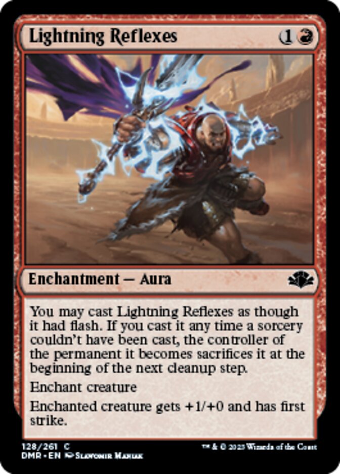 Lightning Reflexes [Dominaria Remastered] | The Time Vault CA