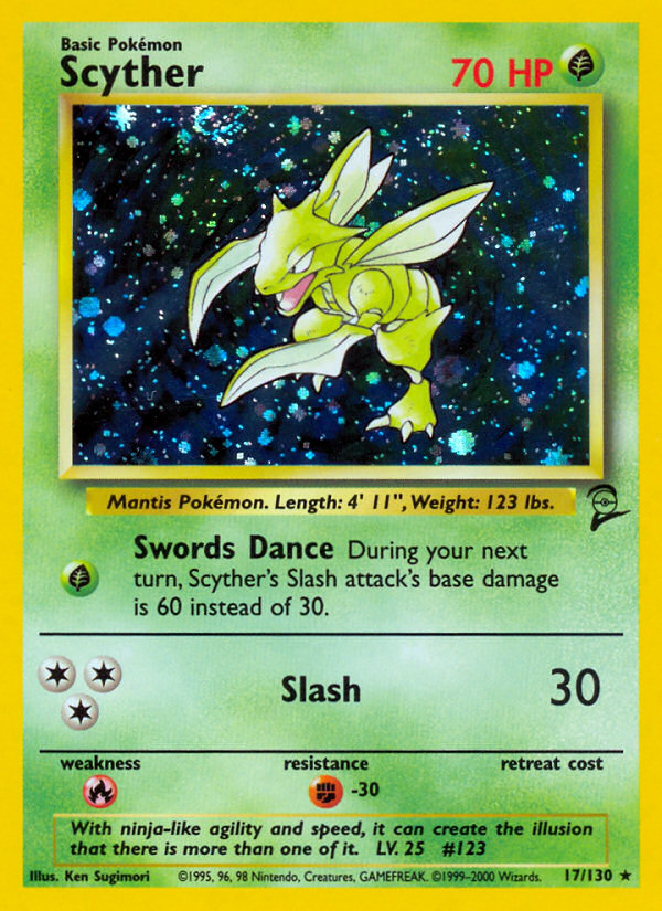 Scyther (17/130) [Base Set 2] | The Time Vault CA