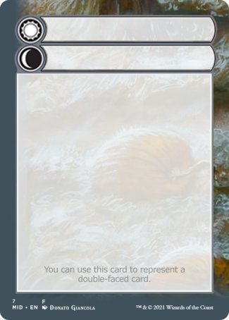 Helper Card (7/9) [Innistrad: Midnight Hunt Tokens] | The Time Vault CA