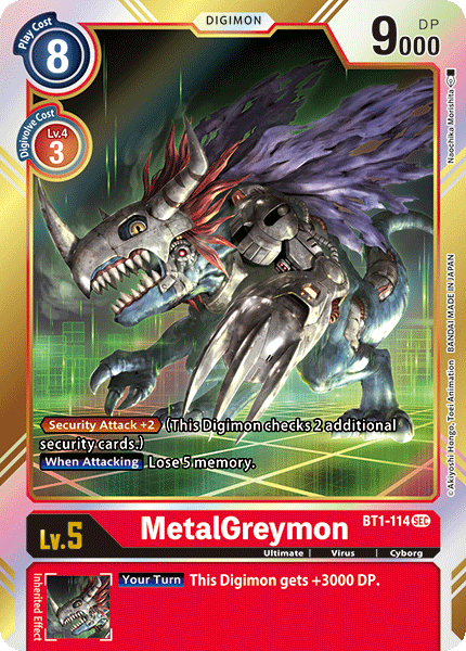 MetalGreymon [BT1-114] [Release Special Booster Ver.1.0] | The Time Vault CA