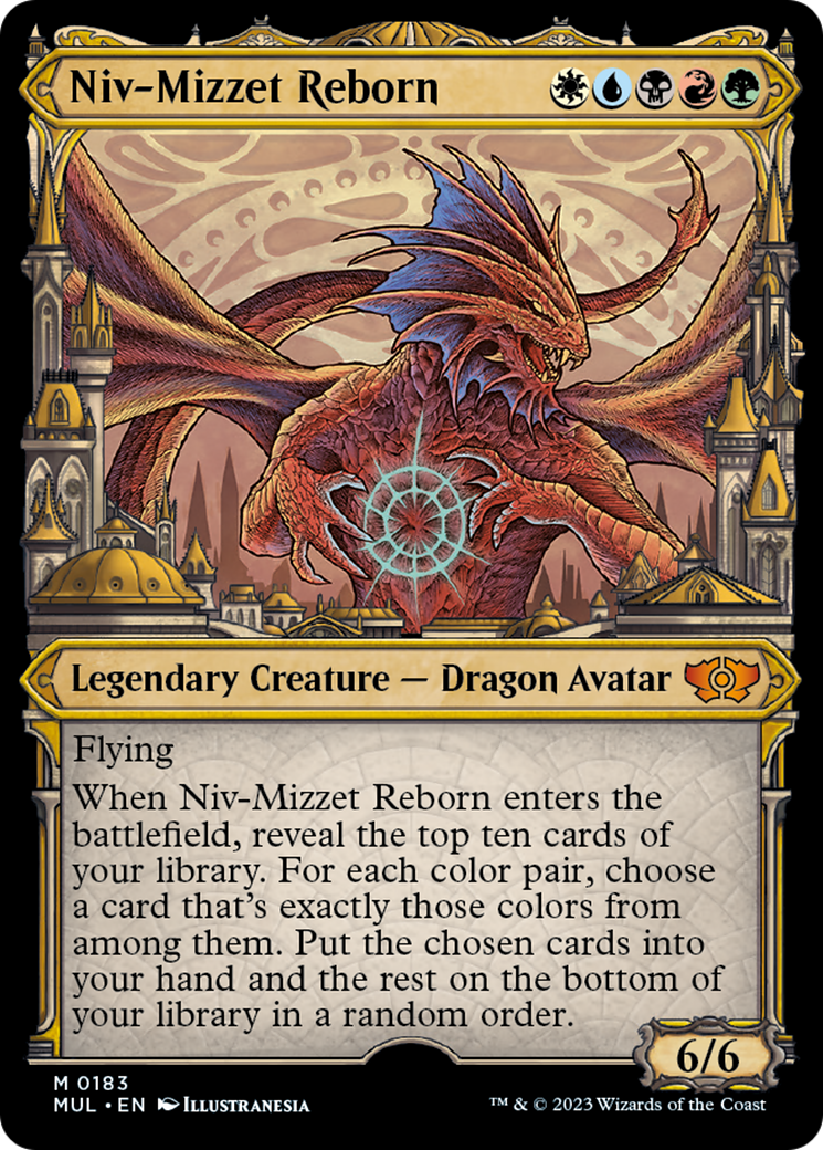 Niv-Mizzet Reborn (Halo Foil) [Multiverse Legends] | The Time Vault CA