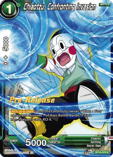 Chiaotzu, Confronting Invasion (BT15-079) [Saiyan Showdown Prerelease Promos] | The Time Vault CA