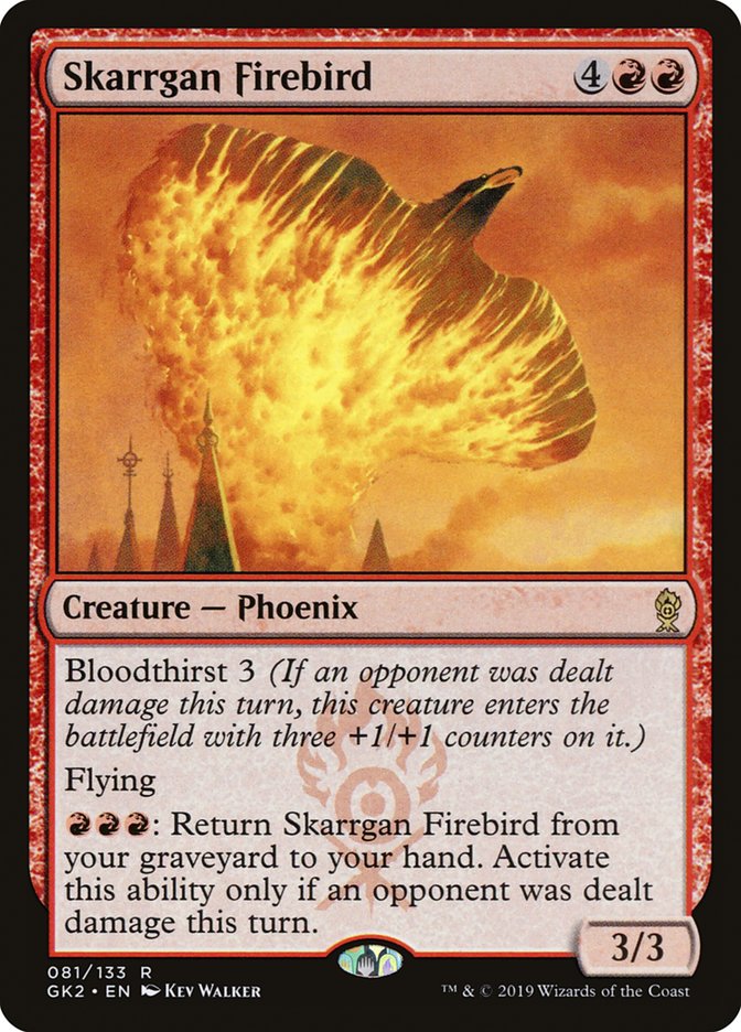 Skarrgan Firebird [Ravnica Allegiance Guild Kit] | The Time Vault CA