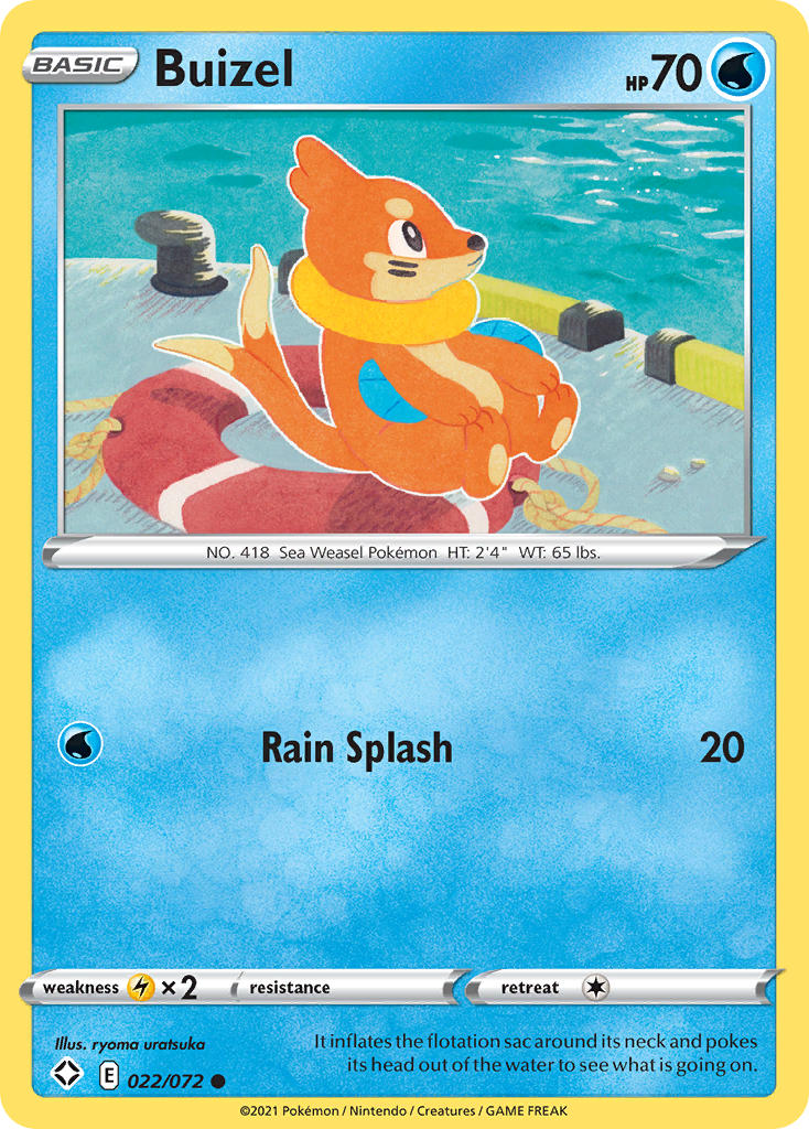 Buizel (022/072) [Sword & Shield: Shining Fates] | The Time Vault CA