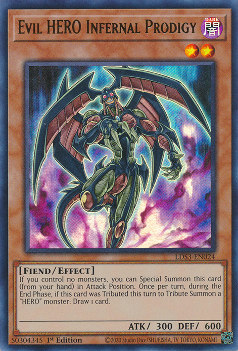Evil HERO Infernal Prodigy [LDS3-EN024] Ultra Rare | The Time Vault CA