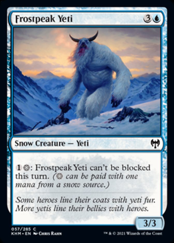 Frostpeak Yeti [Kaldheim] | The Time Vault CA