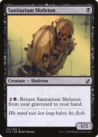 Sanitarium Skeleton [Commander 2019] | The Time Vault CA