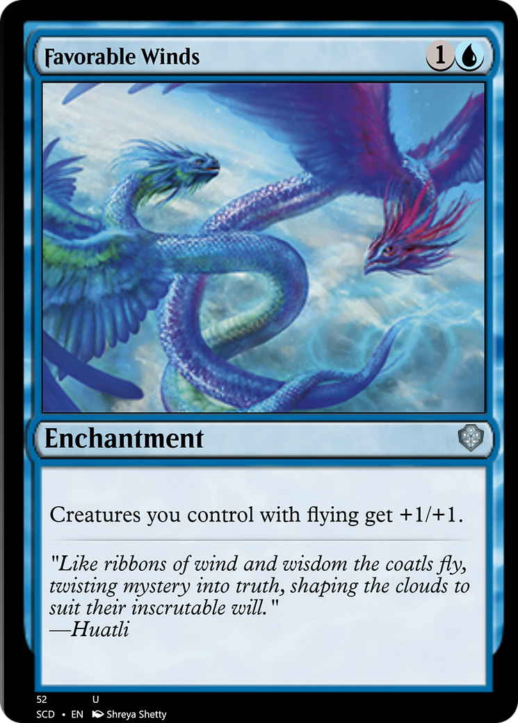 Favorable Winds [Starter Commander Decks] | The Time Vault CA