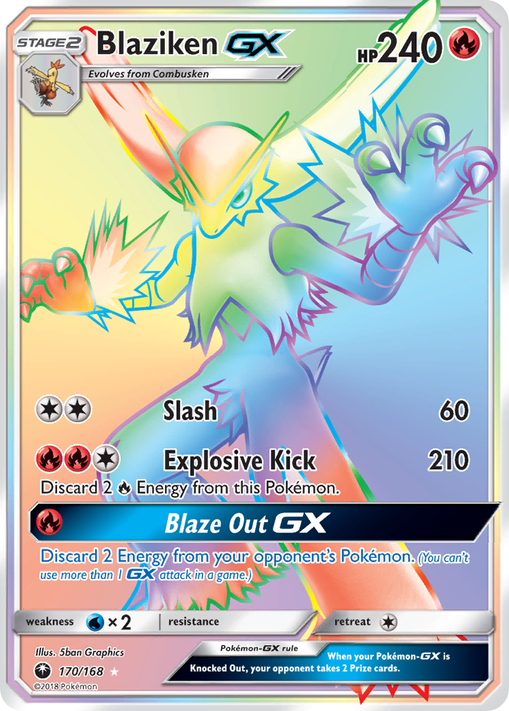 Blaziken GX (170/168) [Sun & Moon: Celestial Storm] | The Time Vault CA