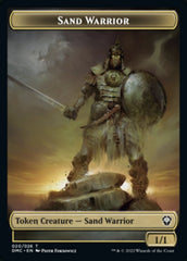 Soldier // Sand Warrior Double-sided Token [Dominaria United Tokens] | The Time Vault CA