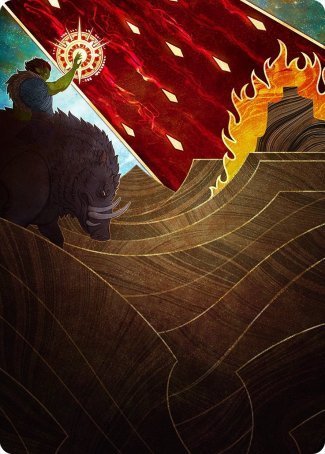 Stone Rain Art Card [Strixhaven: School of Mages Art Series] | The Time Vault CA