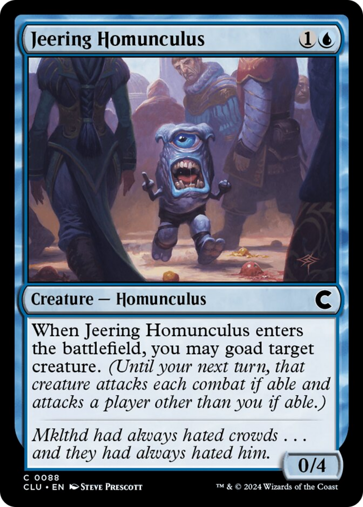 Jeering Homunculus [Ravnica: Clue Edition] | The Time Vault CA