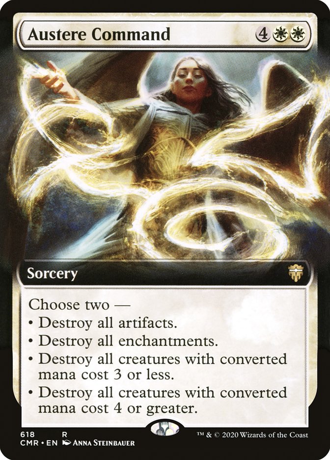 Austere Command (Extended Art) [Commander Legends] | The Time Vault CA