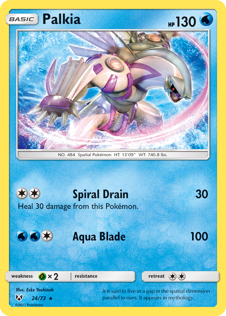 Palkia (24/73) [Sun & Moon: Shining Legends] | The Time Vault CA