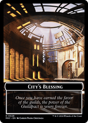 City's Blessing // Human Soldier Double-Sided Token [Murders at Karlov Manor Commander Tokens] | The Time Vault CA