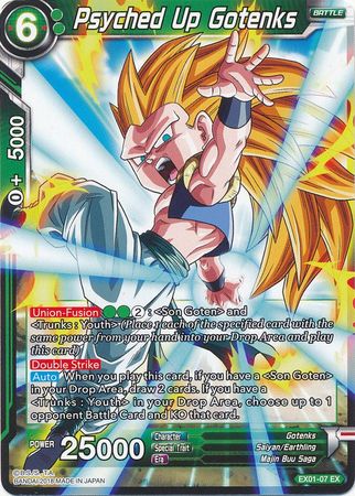 Psyched Up Gotenks (EX01-07) [Mighty Heroes] | The Time Vault CA