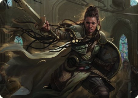 Shanna, Purifying Blade Art Card 1 [Dominaria United Art Series] | The Time Vault CA