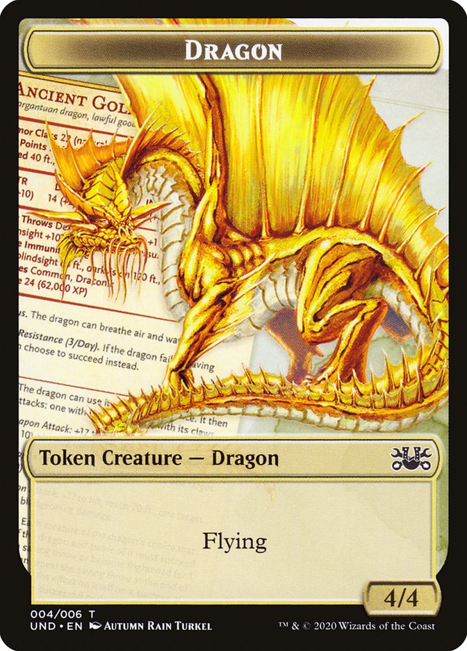 Beeble // Dragon Double-sided Token [Unsanctioned Tokens] | The Time Vault CA