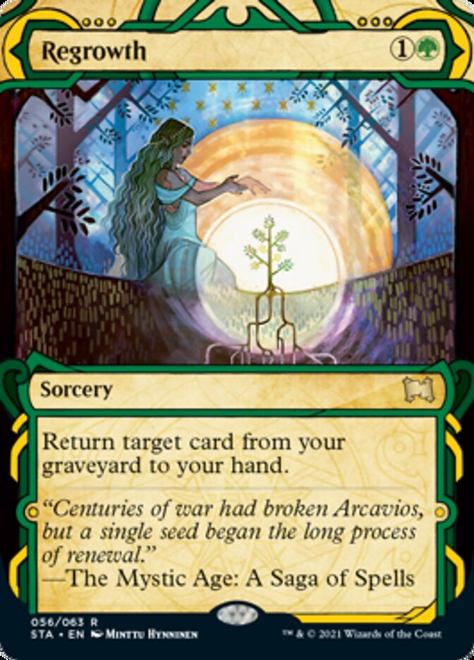 Regrowth (Etched Foil) [Strixhaven Mystical Archive] | The Time Vault CA