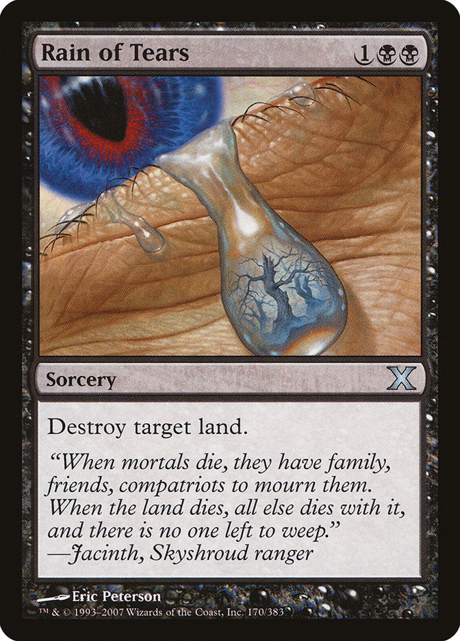 Rain of Tears [Tenth Edition] | The Time Vault CA