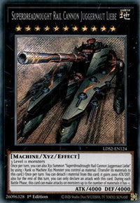 Superdreadnought Rail Cannon Juggernaut Liebe [LDS2-EN124] Secret Rare | The Time Vault CA
