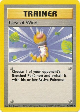 Gust of Wind (93/102) [Base Set Unlimited] | The Time Vault CA