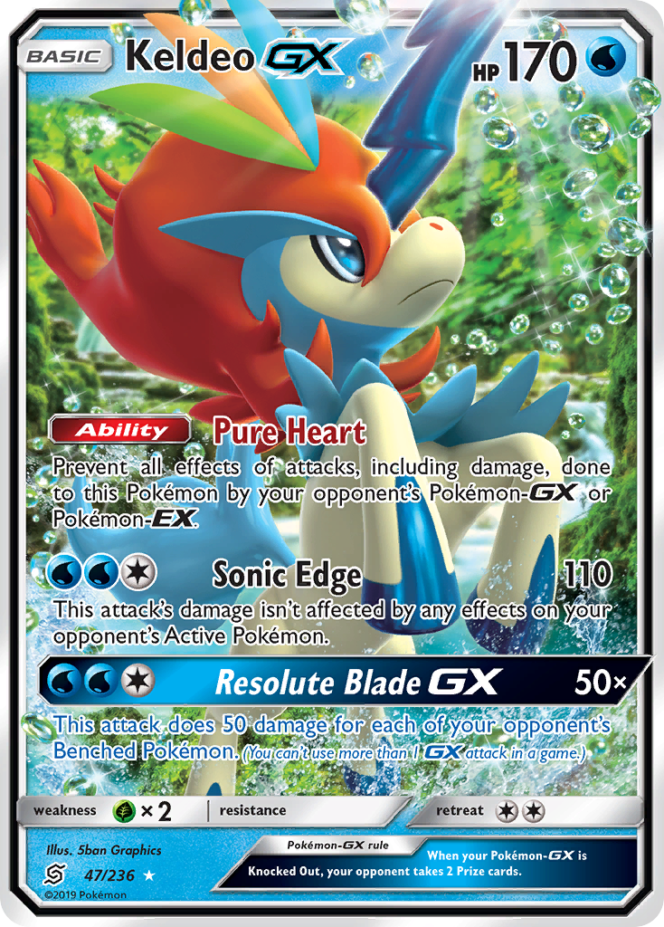 Keldeo GX (47/236) [Sun & Moon: Unified Minds] | The Time Vault CA