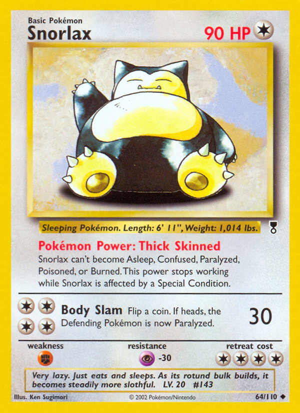 Snorlax (64/110) [Legendary Collection] | The Time Vault CA