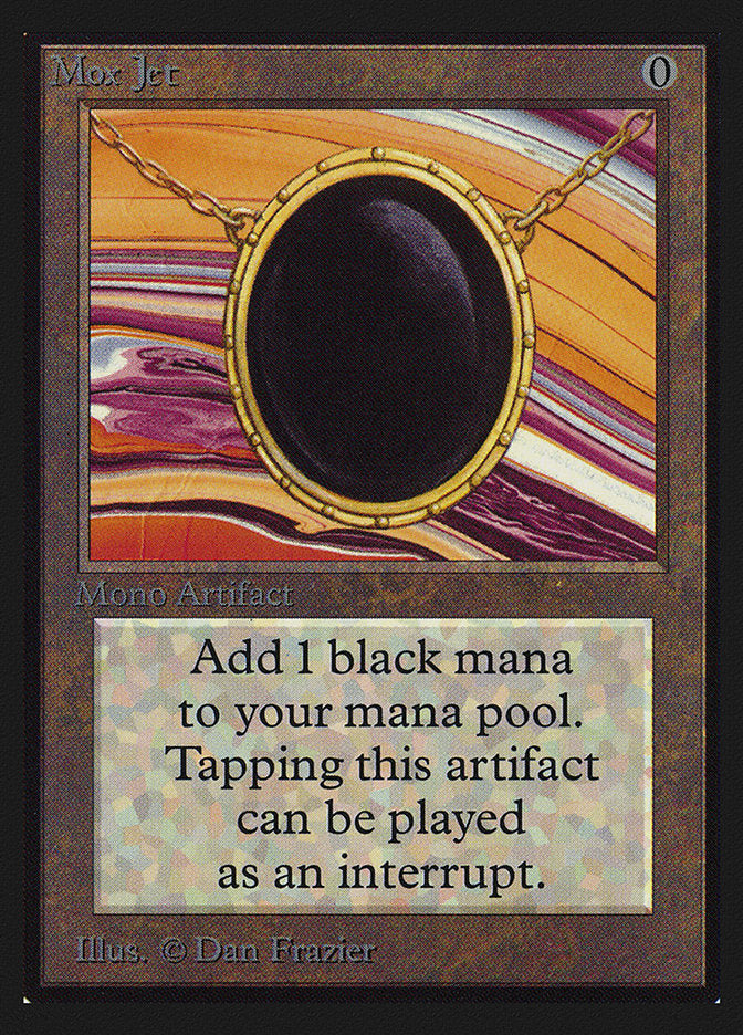 Mox Jet (Black Stone) [International Collectors’ Edition] | The Time Vault CA