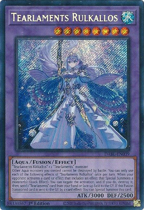 Tearlaments Rulkallos [DABL-EN039] Secret Rare | The Time Vault CA