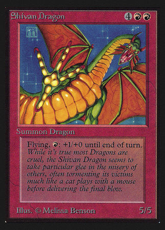 Shivan Dragon (CE) [Collectors’ Edition] | The Time Vault CA
