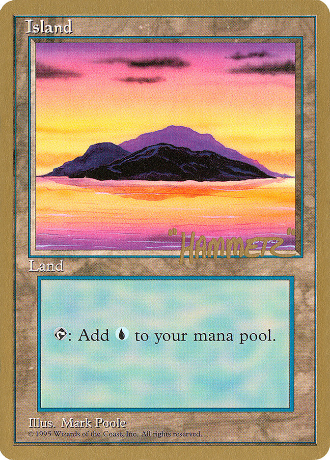 Island (shr368) (Shawn "Hammer" Regnier) [Pro Tour Collector Set] | The Time Vault CA