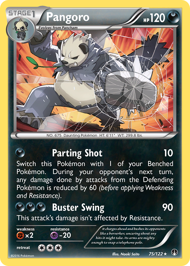 Pangoro (75/122) [XY: BREAKpoint] | The Time Vault CA
