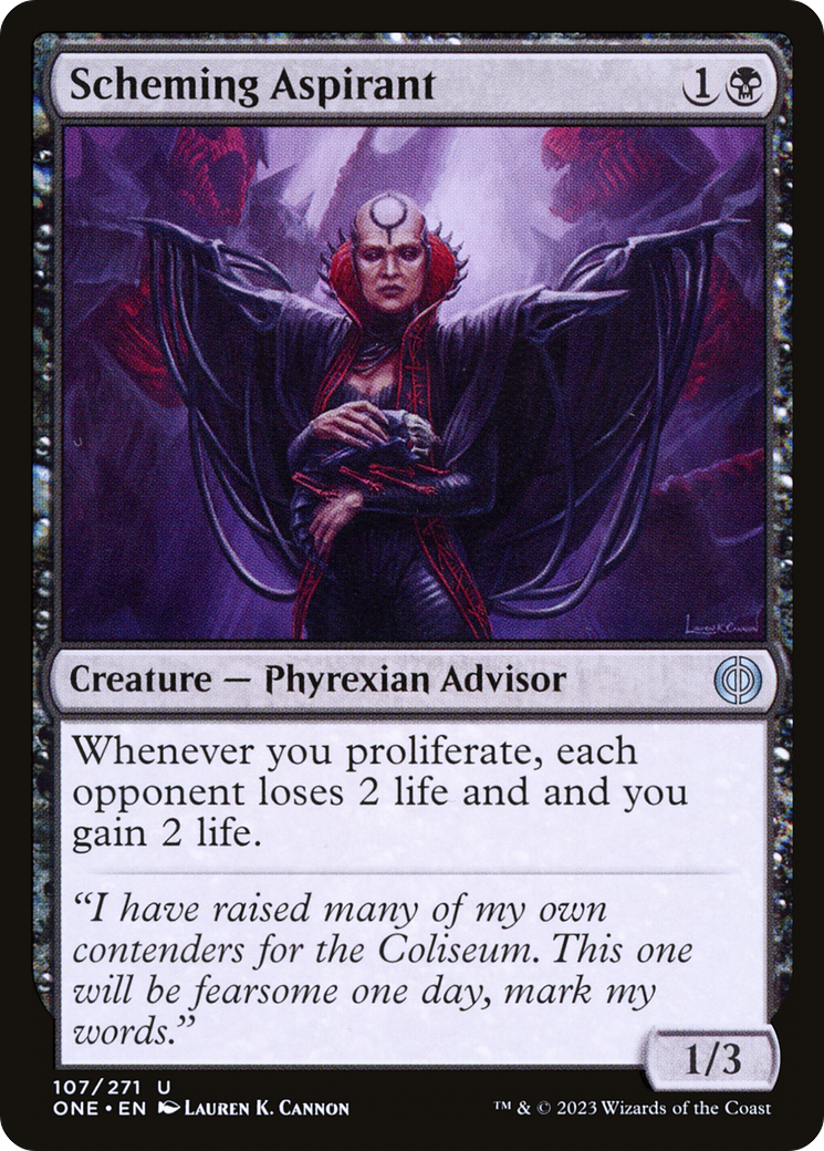 Scheming Aspirant [Phyrexia: All Will Be One] | The Time Vault CA