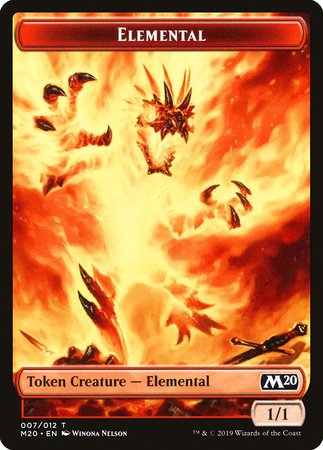 Elemental Token [Core Set 2020 Tokens] | The Time Vault CA