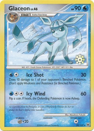 Glaceon (20/100) [Countdown Calendar Promos] | The Time Vault CA