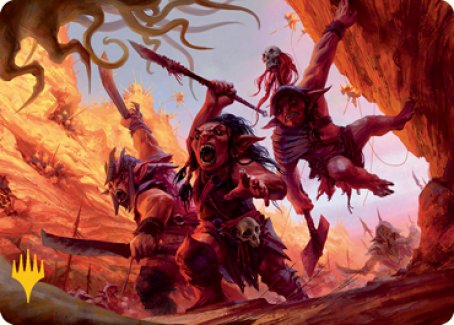 Goblin Art Card (Gold-Stamped Signature) [Dungeons & Dragons: Adventures in the Forgotten Realms Art Series] | The Time Vault CA