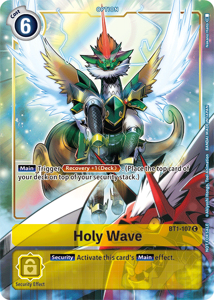 Holy Wave [BT1-107] (Dash Pack) [Release Special Booster Ver.1.5 Promos] | The Time Vault CA